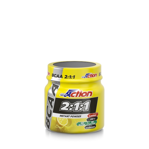 ProAction BCAA 2:1:1 INSTANT Limone - Barattolo 250 gr.  