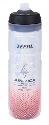 Borraccia Zefal Arctica Pro 75 - 750ml/25oz Grandezza 259mm argento-rosso