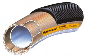 Copertone tubolare Conti Giro - 28"x22mm (27x1") nero/nero