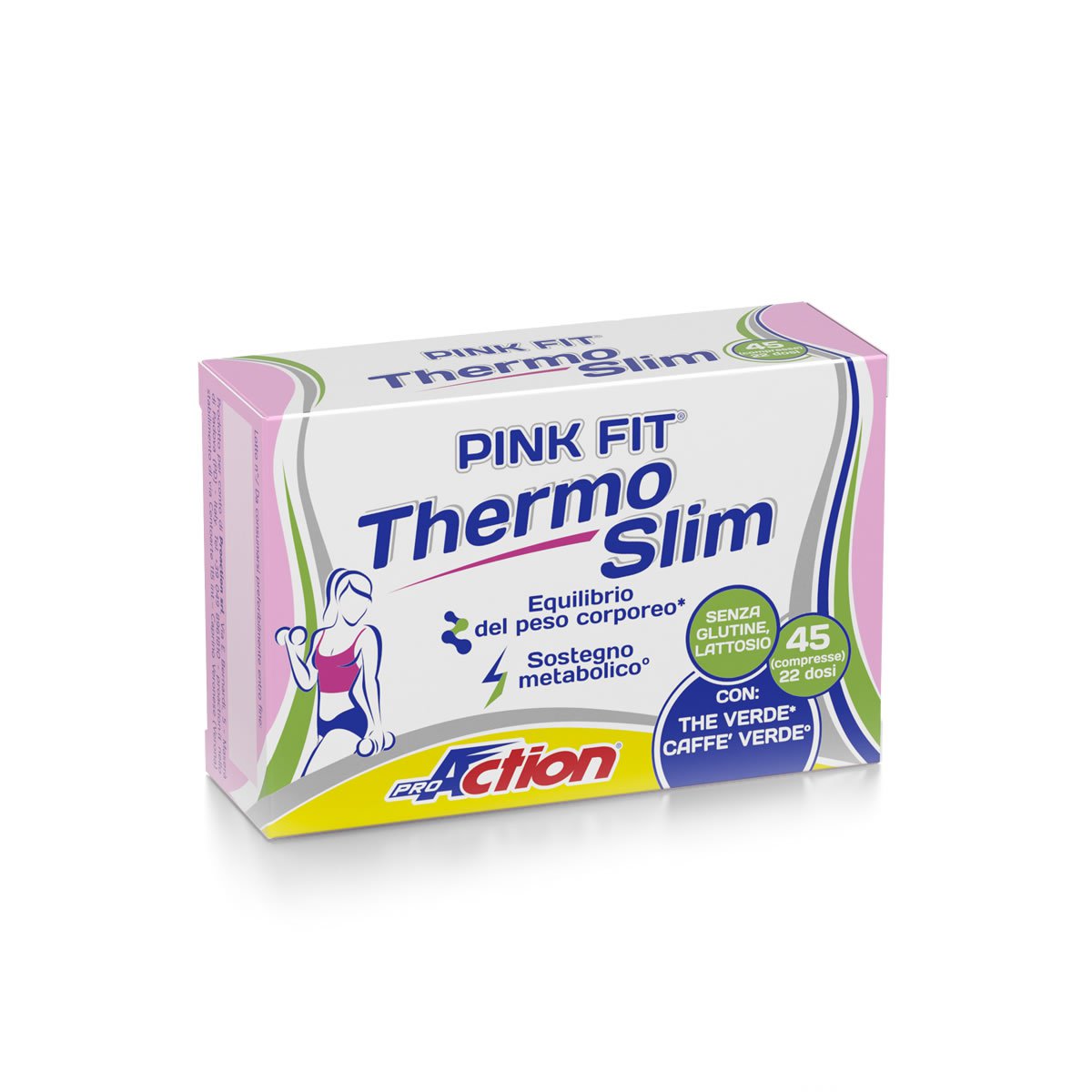 ProAction PINK FIT THERMO SLIM - Scatola 45 cpr.  