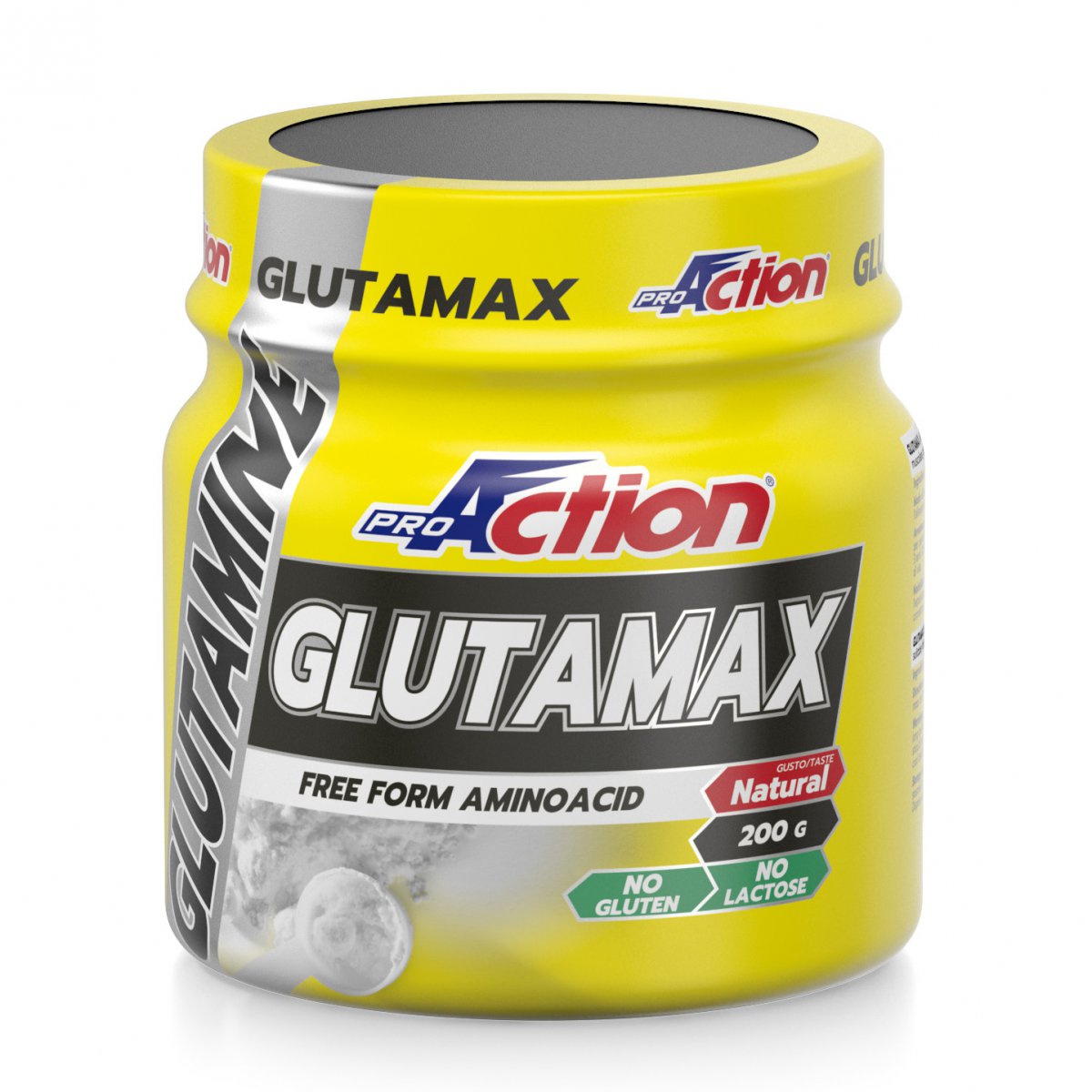 ProAction GLUTAMINE GLUTAMAX - Barattolo 200 gr.  