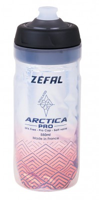 Borraccia Zefal Arctica Pro 55 - 550ml, argento-rosso
