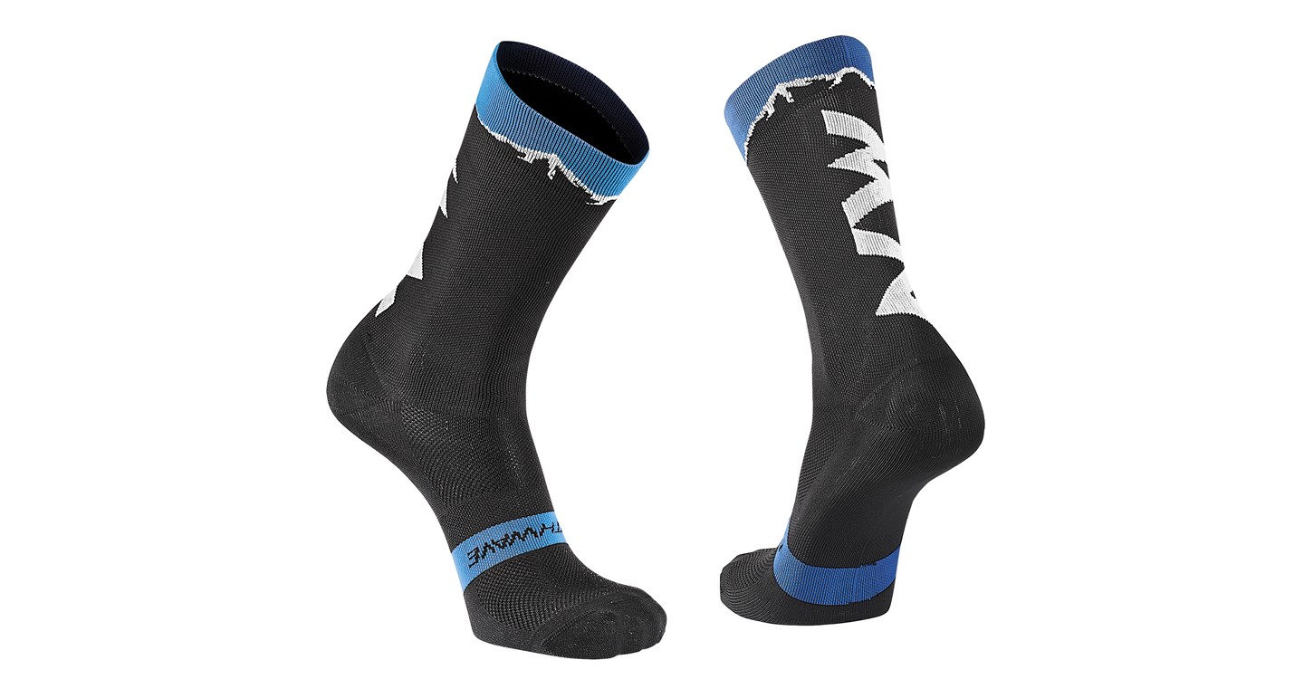 Calze Ciclismo Northwave Clan Socks BLACK-BLUE