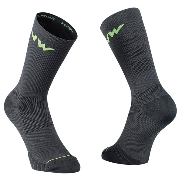 Calze Ciclismo Northwave Extreme Pro Sock BLACK-LIME FLUO