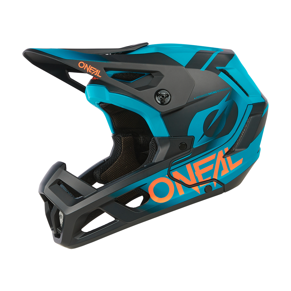 Casco MTB O'Neal SL1 Strike NERO / AZZURRO