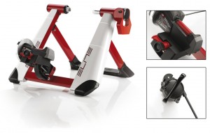 Cyclette Elite Novo Force - Trainer a magneti/fluido, bianco/rosso
