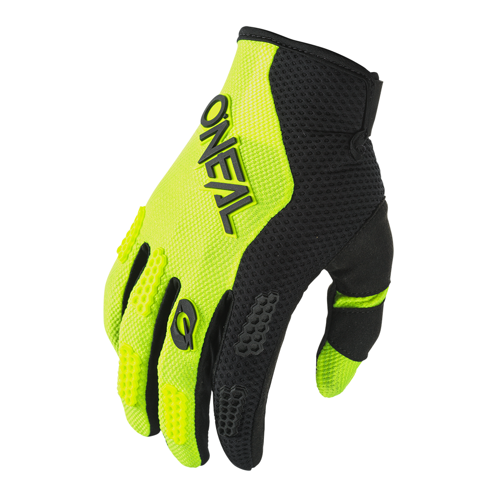 Guanti O'Neal ELEMENT Racewear NERO / GIALLO NEON