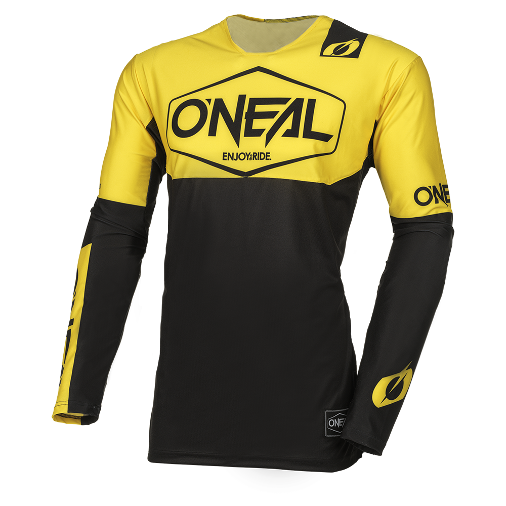 Maglia O'Neal maniche lunghe MAYHEM Hexx NERO / GIALLO NEON