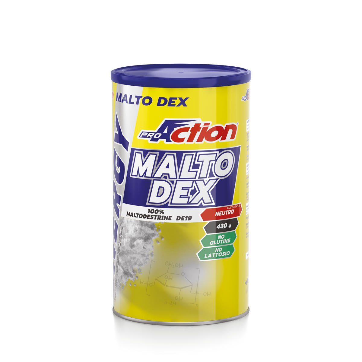 ProAction MALTO DEX - Maltodestrine Pure. Barattolo 430 g.  