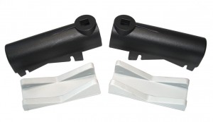 Meccanismo di bloccaggio compl.Topbike - 2 gommini + 2 pezzi in plastica