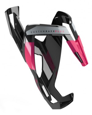 Portaborraccia Elite CustonRacePlus - nero lucido/rosa