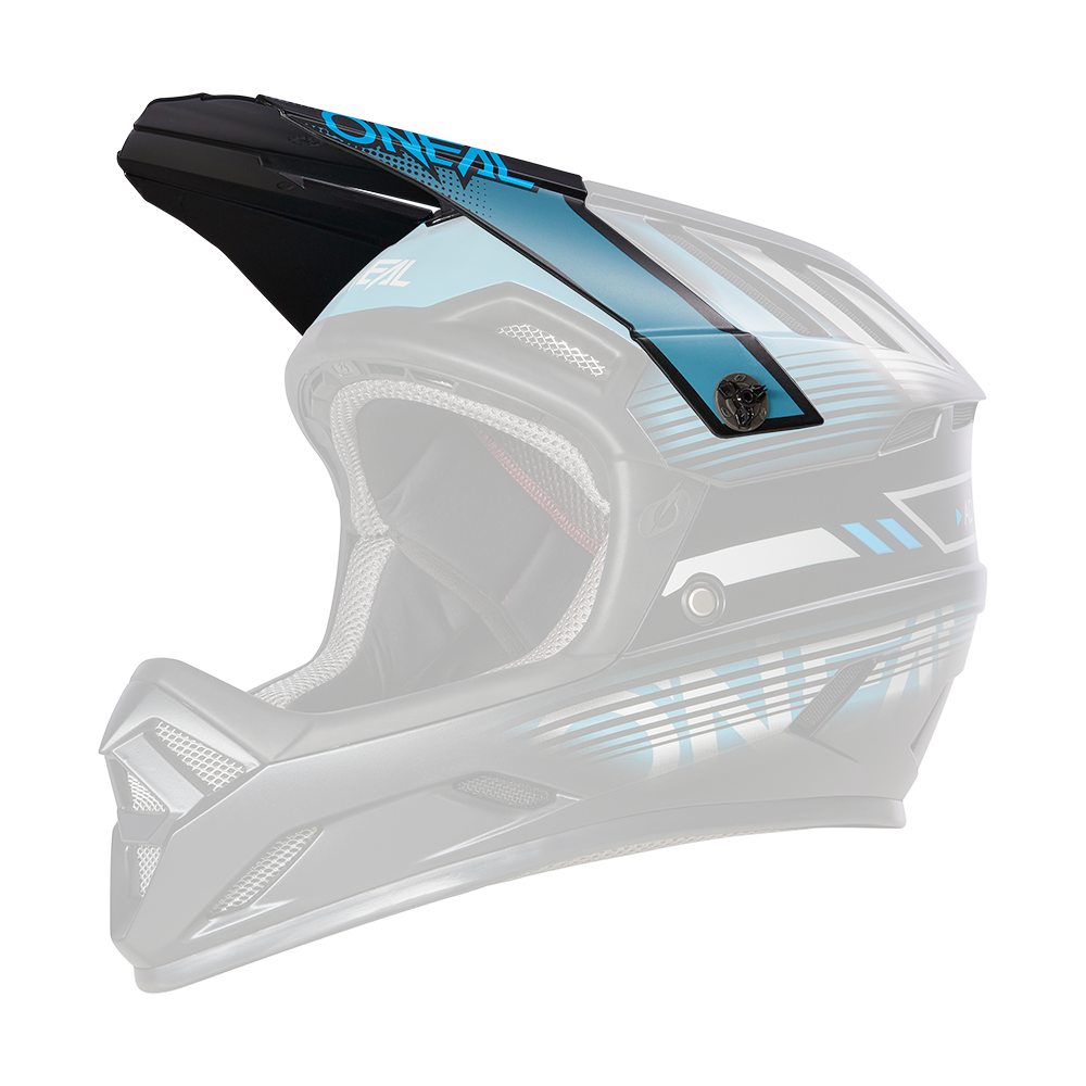 Visiera ricambio Casco MTB O'Neal BACKFLIP Eclipse UNICA AZZURRO / GRIGIO